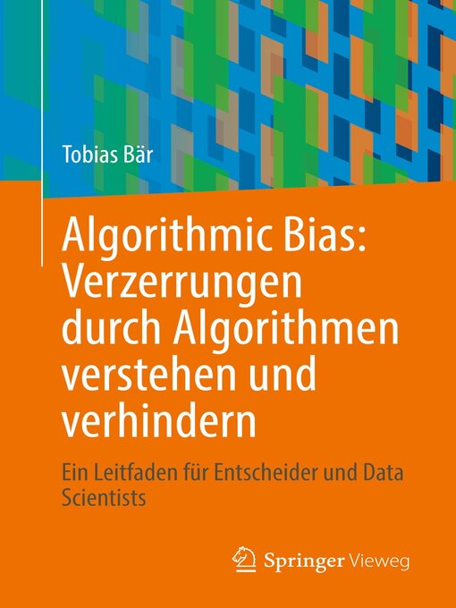 Title details for Algorithmic Bias by Tobias Bär - Available